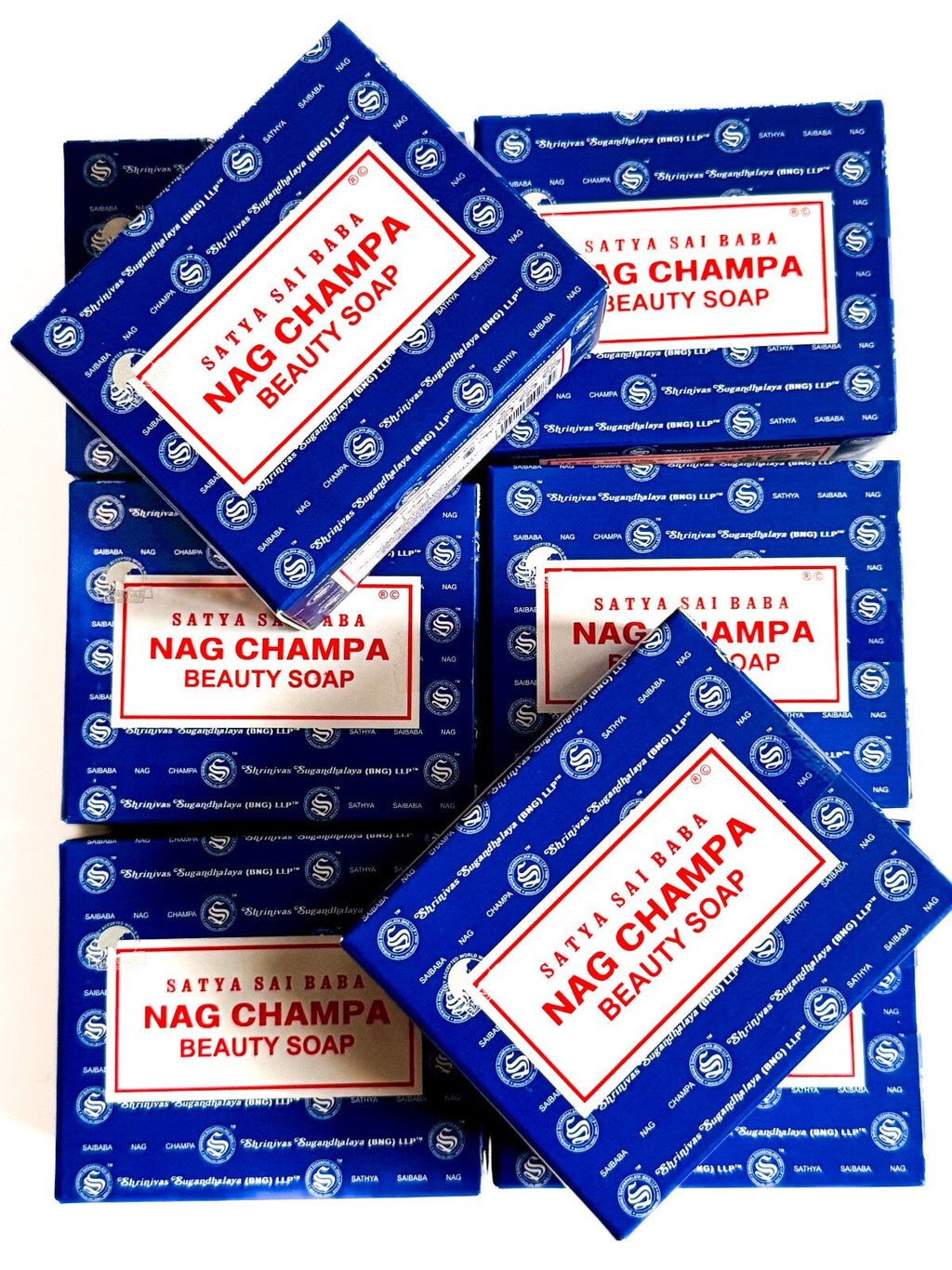 New Satya Nag Champa Beauty Soap Bars 150 grams each