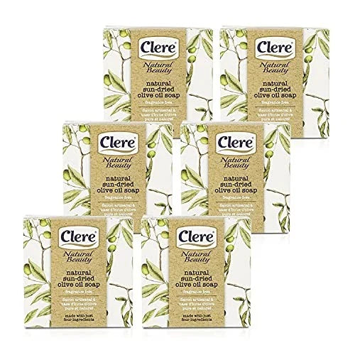 CLERE Natural Olive Oil Soap Bar Handmade