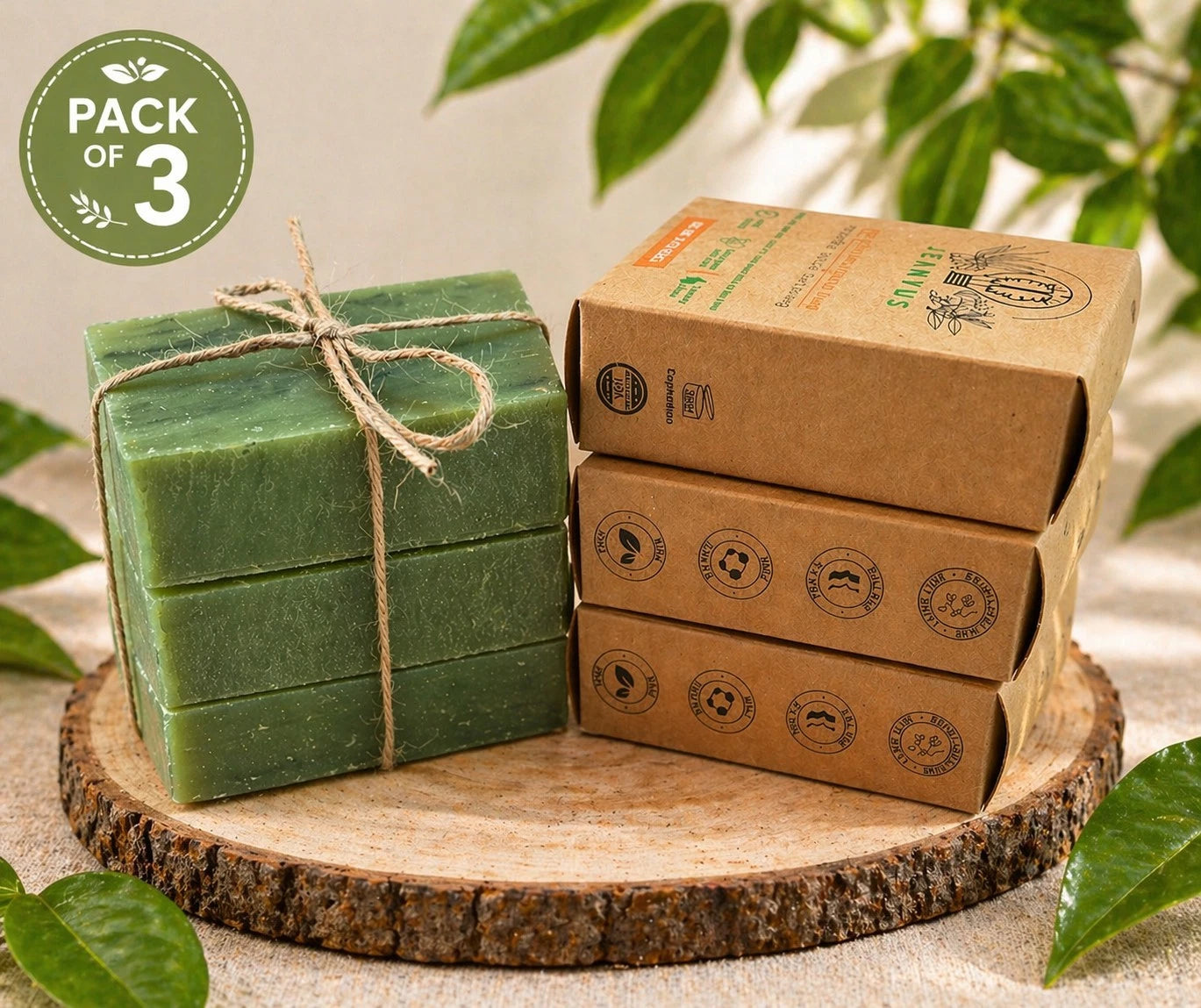 Aloe and Turmeric Natural Soap bars